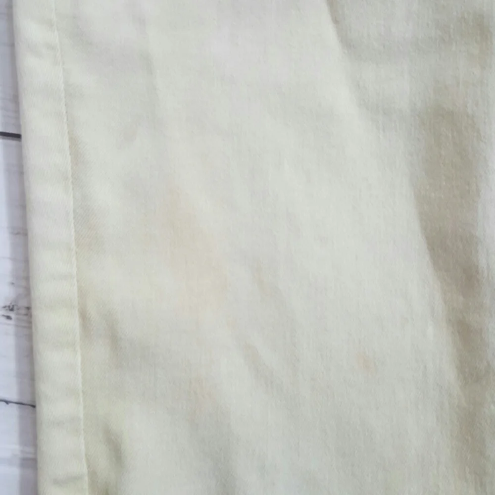 Free‎ people yellow wash skinny jean distressed size 25